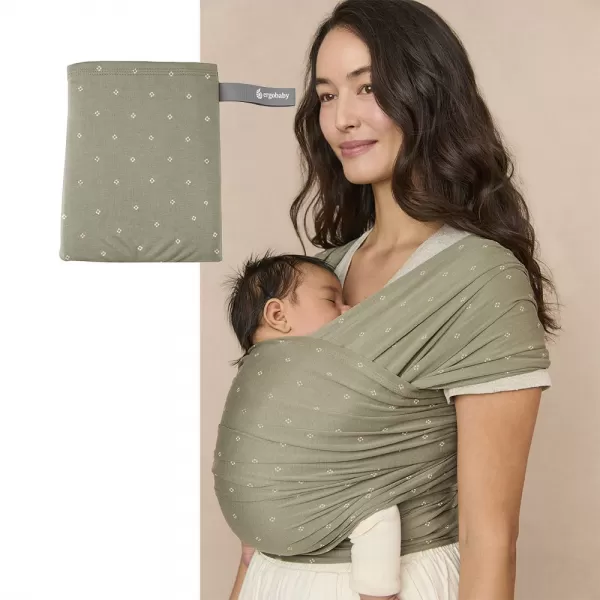 ERGOBABY ŠÁTEK/Aura Sustainably Sourced KNIT Baby Wrap