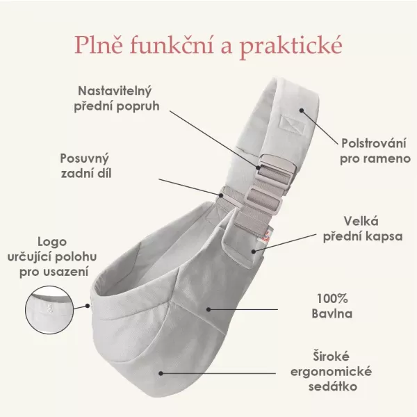ERGOBABY SLING - Upsie sling nosítko