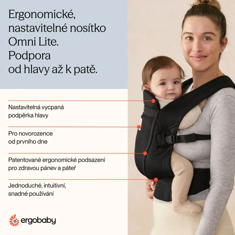 ERGOBABY | Nosítko OMNI LITE Mesh